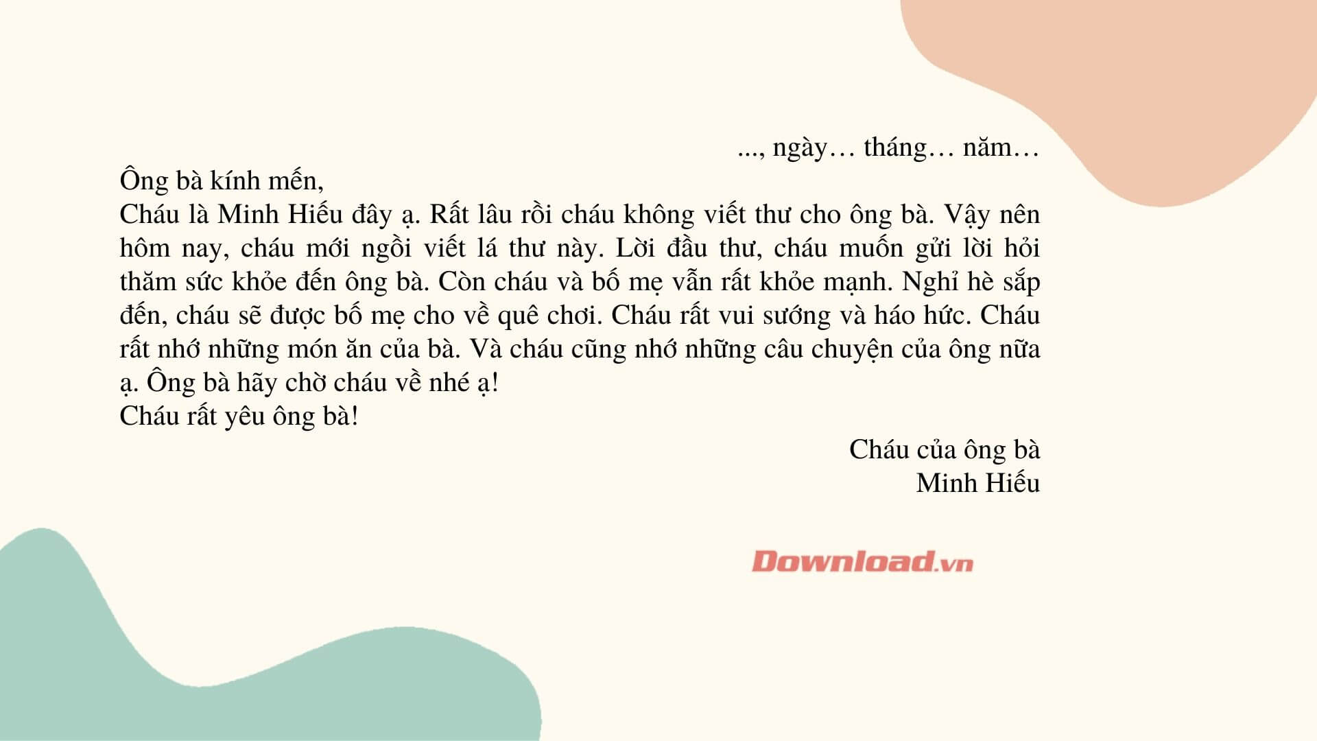 Viết tin nhắn hỏi thăm sức khỏe ông bà Gallery 1
