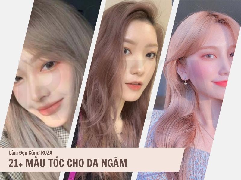 Da ngăm nên nhuộm tóc màu gì nữ? Gallery 1