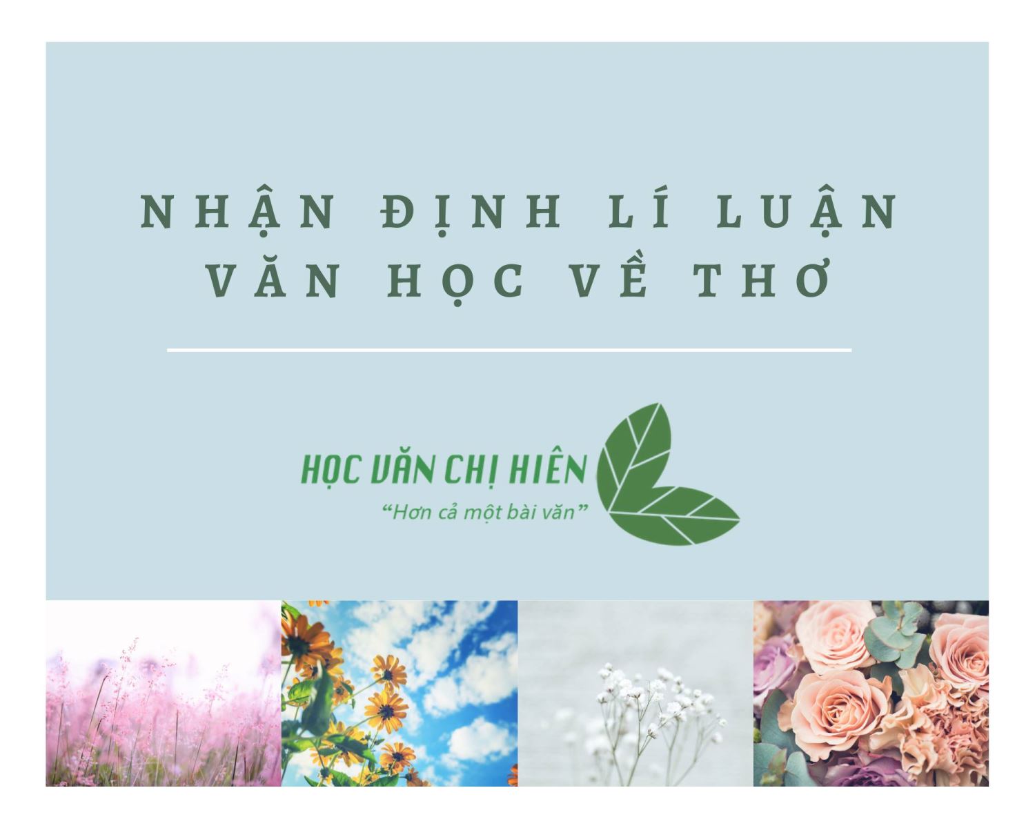 Những Nhận Định Văn Học Hay Về Thơ