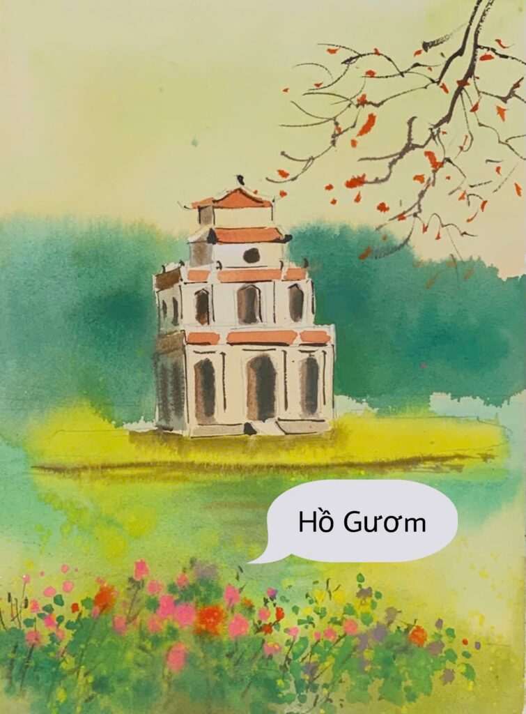 Tranh Vẽ Sự Tích Hồ Gươm Gallery 2
