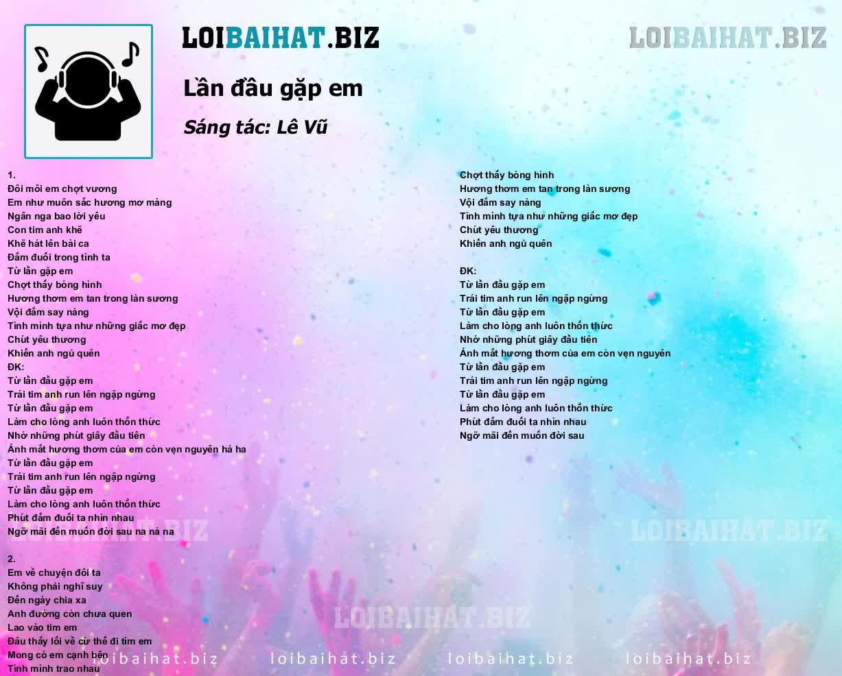Lần Đầu Gặp Em Gallery 2