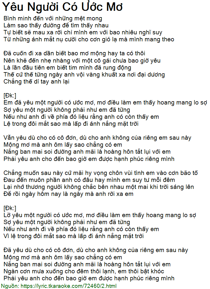 Tôi đã yêu một người có ước mơ Gallery 2