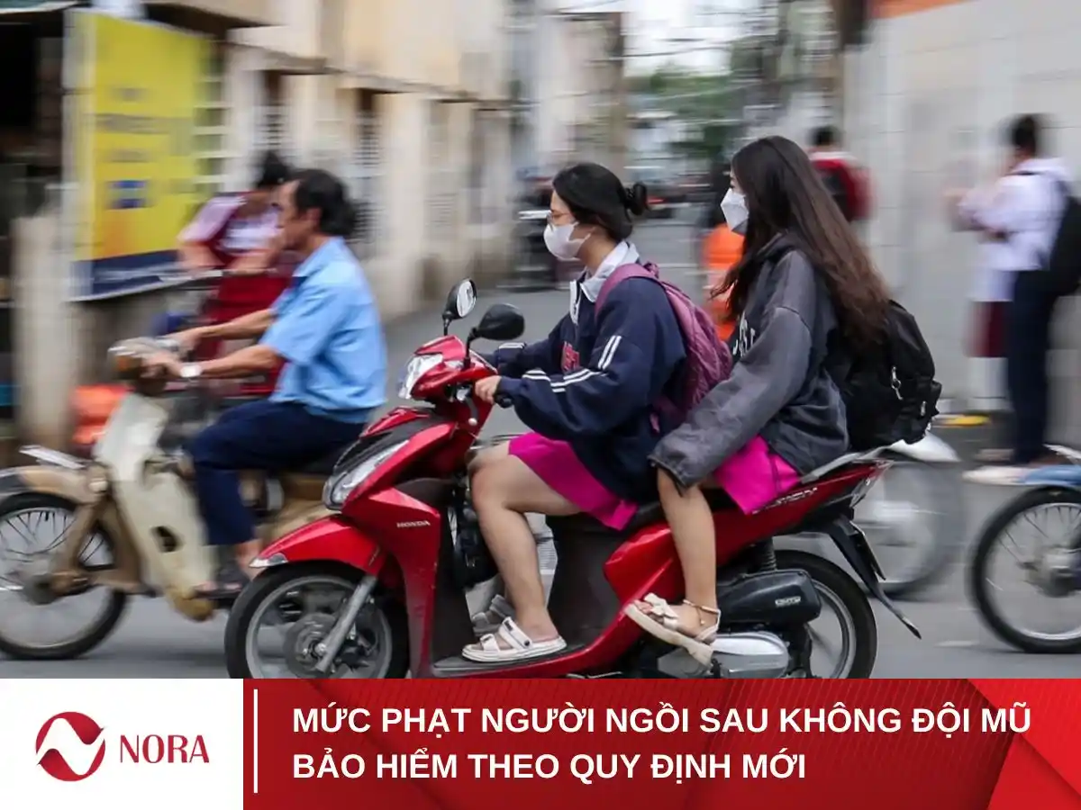 Người ngồi sau không đội mũ bảo hiểm phạt bao nhiêu tiền? Gallery 2