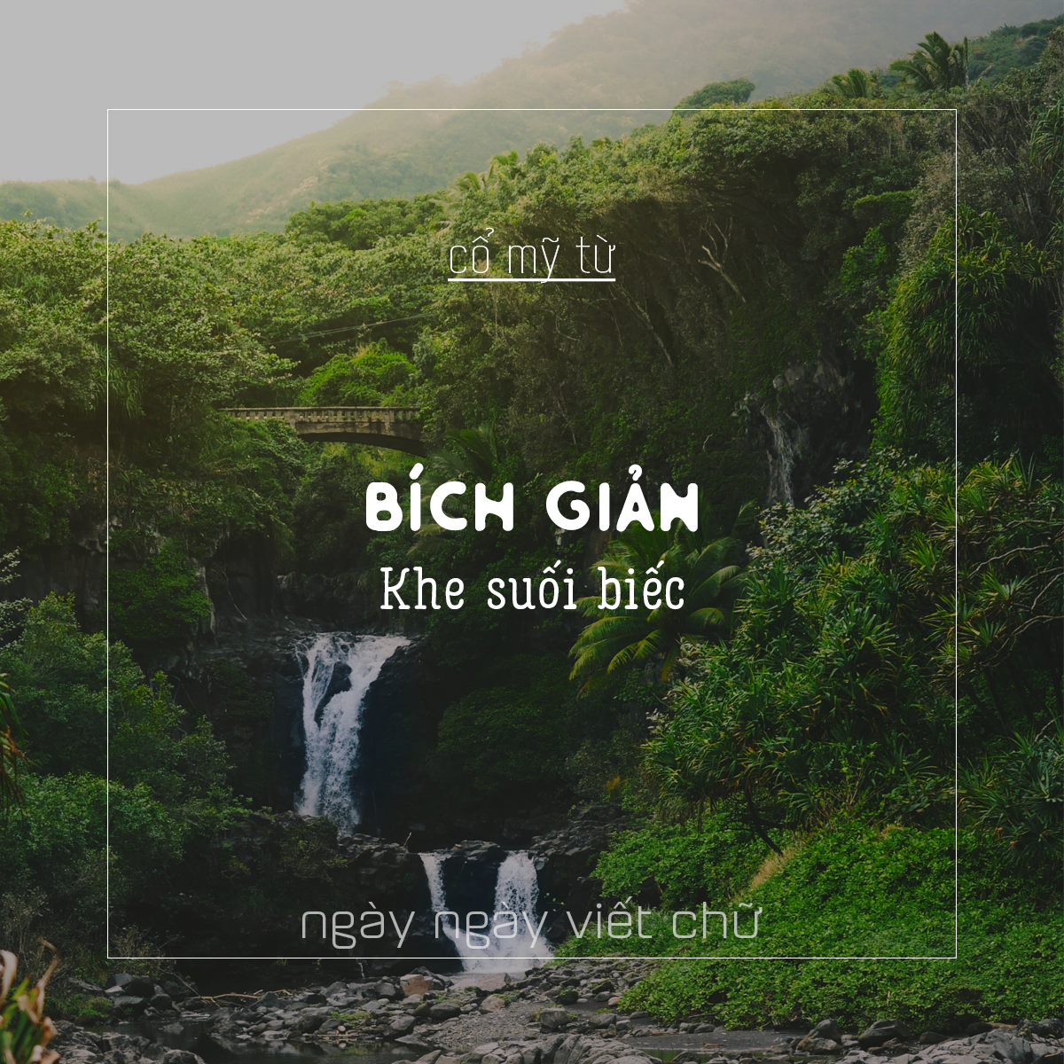 Từ Hán Việt Miêu Tả Vẻ Đẹp Thiên Nhiên