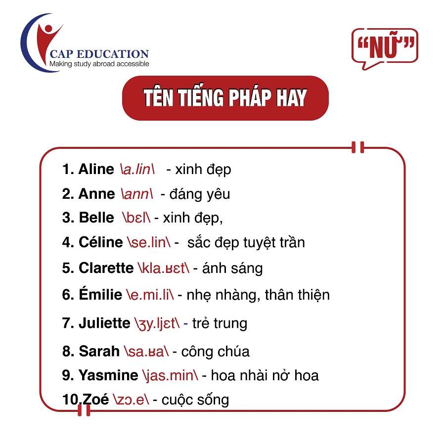 Những Từ Tiếng Pháp Có Ý Nghĩa Hay