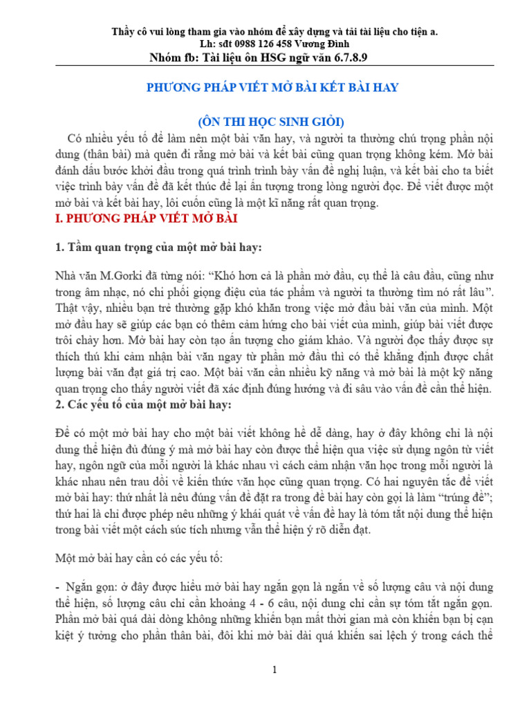 Kết bài hay cho HSG: Bí quyết để gây ấn tượng mạnh Gallery 1