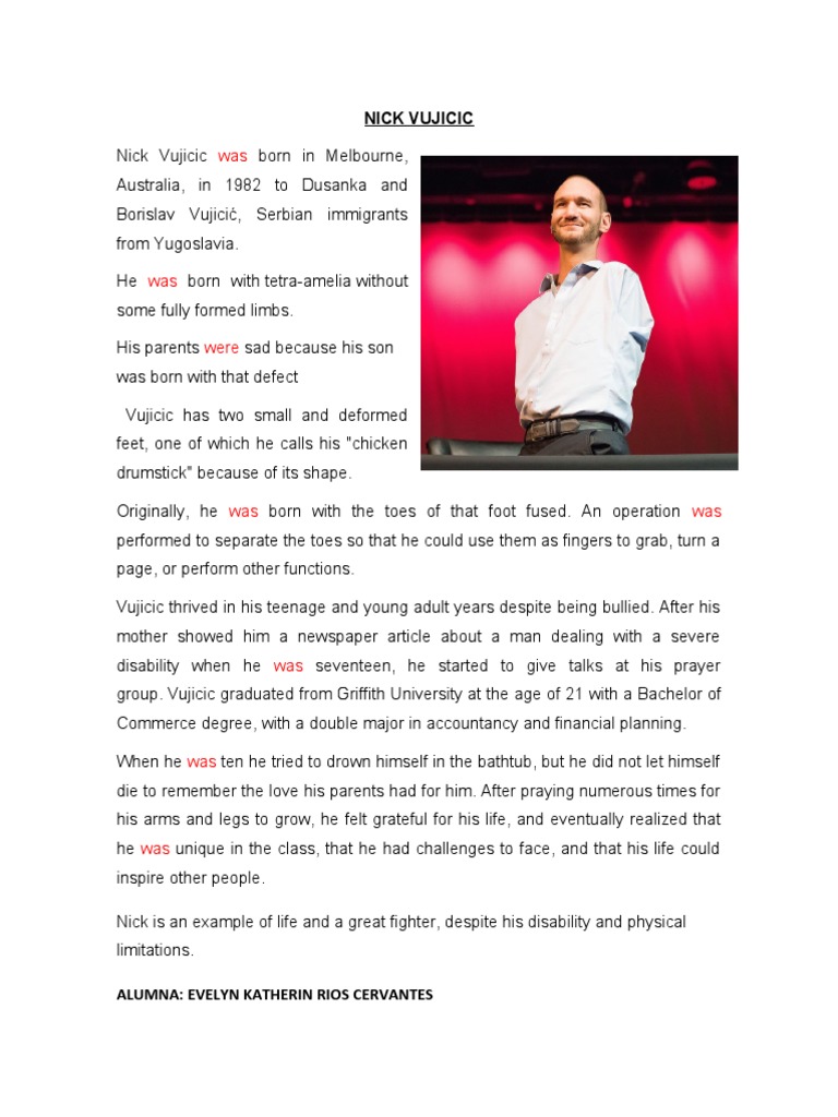 Nick Vujicic: An Inspirational Story of Overcoming Adversity Gallery 1