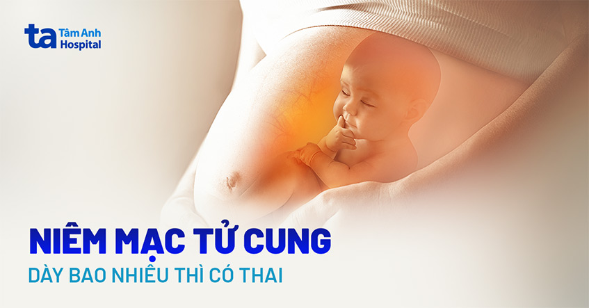Niêm mạc tử cung dày bao nhiêu thì có thai?