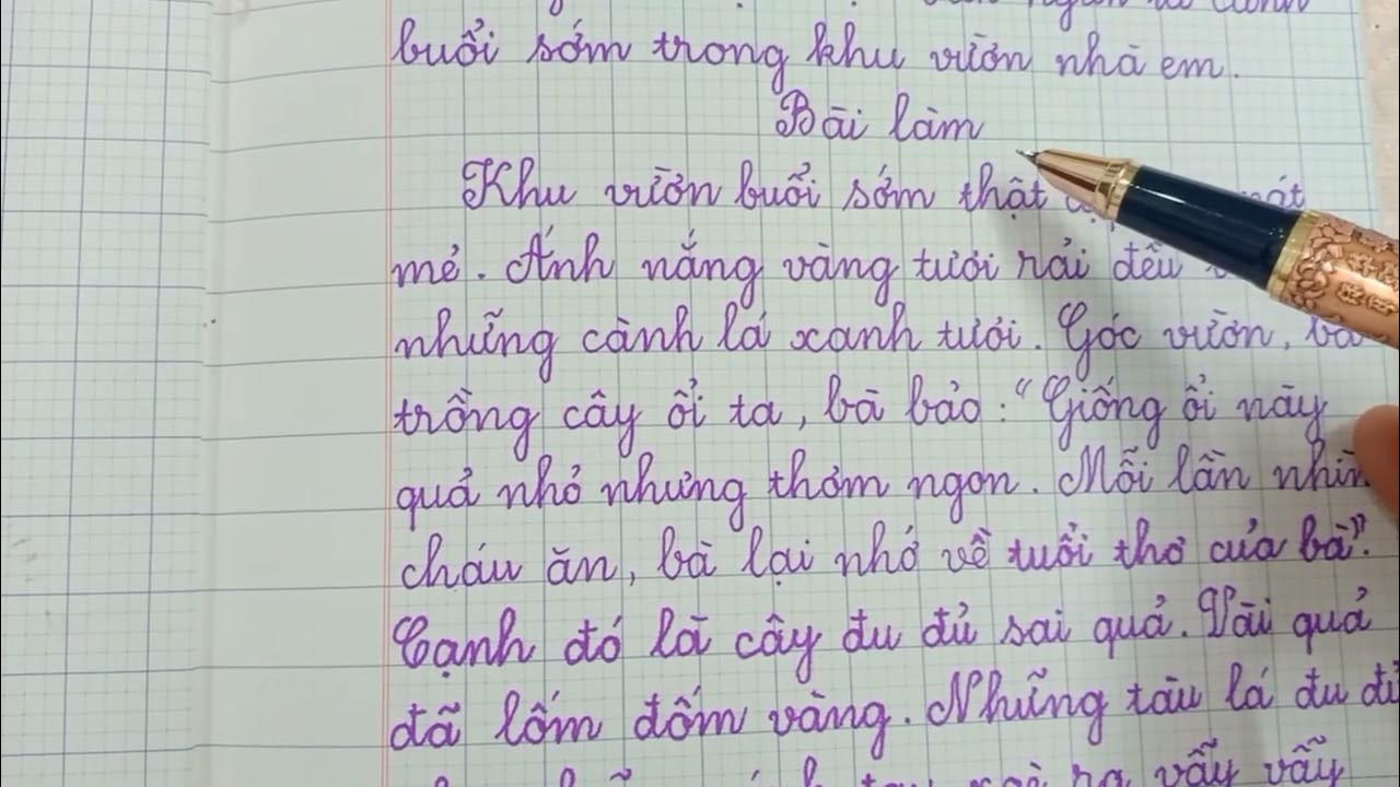 Tả về khu vườn nhà em ngắn nhất Gallery 2