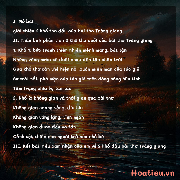 Phân tích 2 khổ đầu Tràng Giang Gallery 2