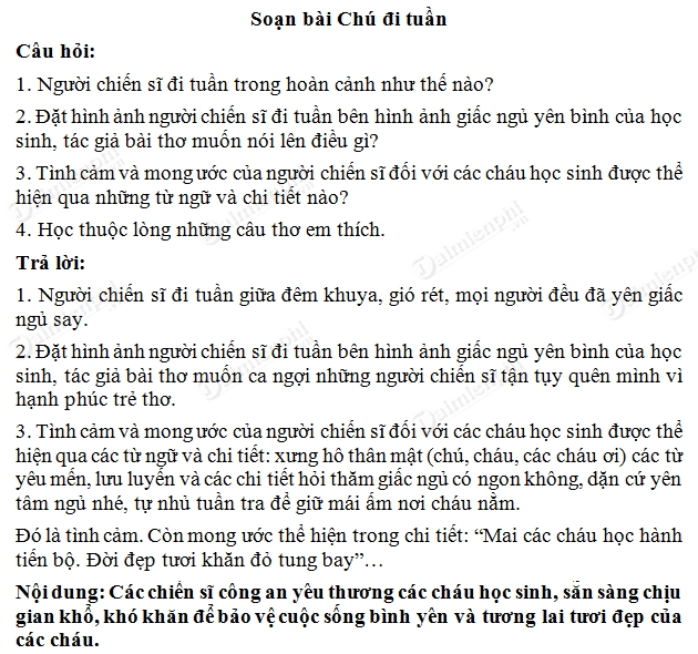Bài Chú Đi Tuần Gallery 2