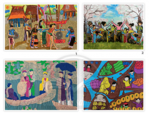 Mĩ thuật lớp 6 bài 4: Hội xuân quê hương Gallery 1