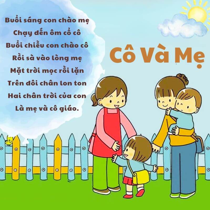 Bài Thơ Cô Và Mẹ Mỗi Sớm Mai Thức Dậy Gallery 1