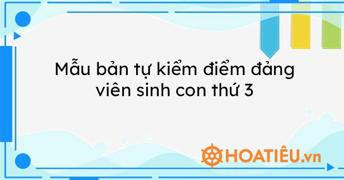 Bản Kiểm Điểm Sinh Con Thứ 3 Violet Gallery 1