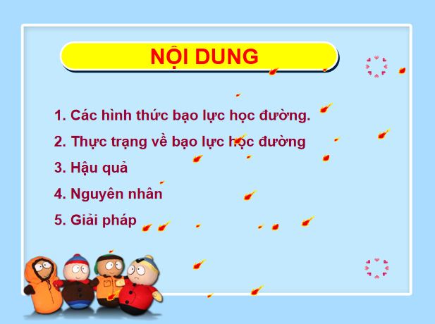 Bạo lực học đường Powerpoint: Tài liệu trình chiếu hiệu quả Gallery 1