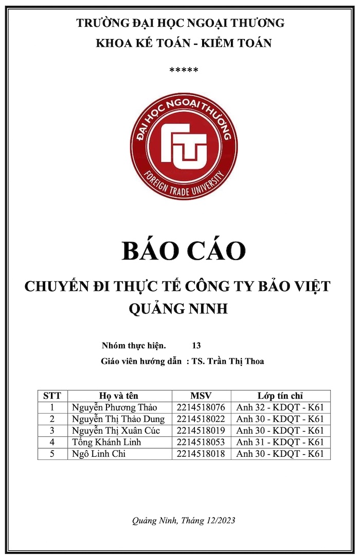 Bài Tiêu Luận Chuyến Đi Thực Tế: Hướng Dẫn Chi Tiết Gallery 2
