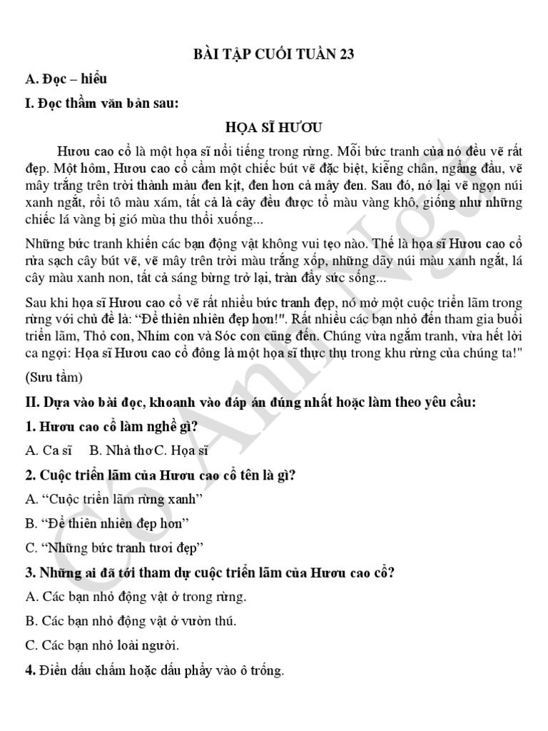 Họa sĩ Hươu lớp 2 Gallery 1