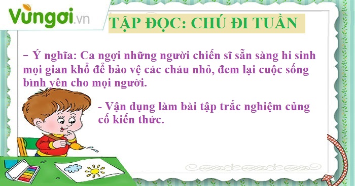 Tập Đọc Chú Đi Tuần Gallery 1