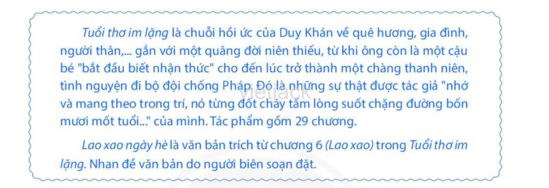 Tóm tắt Văn Bản Lao Xao Ngày Hè Gallery 1