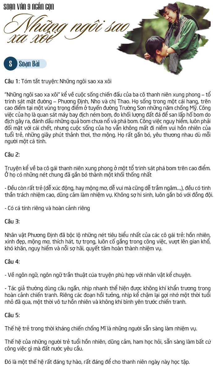 Soạn Văn 9 Những Ngôi Sao Xa Xôi Gallery 1