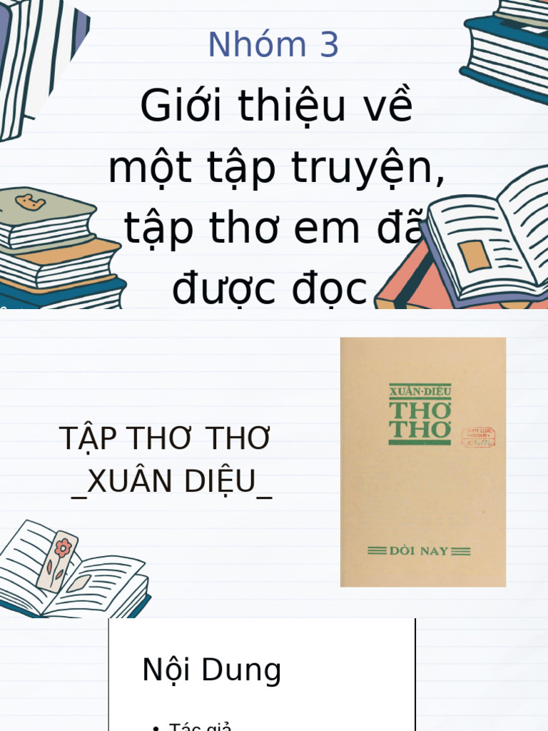 Giới thiệu tập thơ Thơ của Xuân Diệu Gallery 2