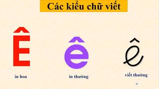 PowerPoint Làm Quen Chữ Cái E, Ê