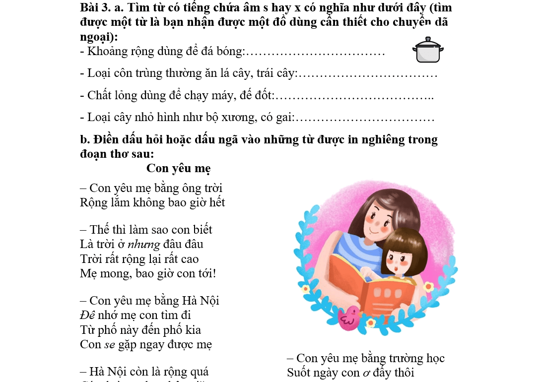 Đề Kiểm Tra Tiếng Việt Lớp 3 Học Kì 1 Gallery 2