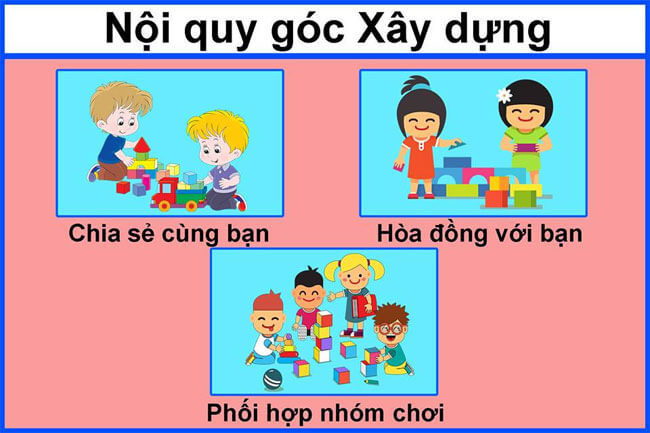 Nội quy các góc chơi mầm non