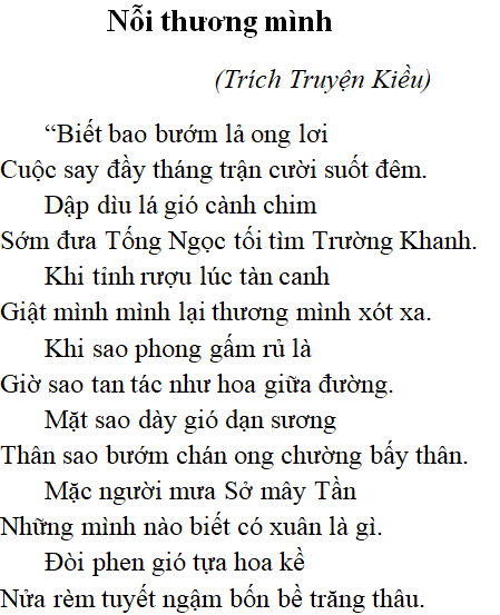 Nỗi Thương Mình trong Truyện Kiều: Phân tích chi tiết và ý nghĩa