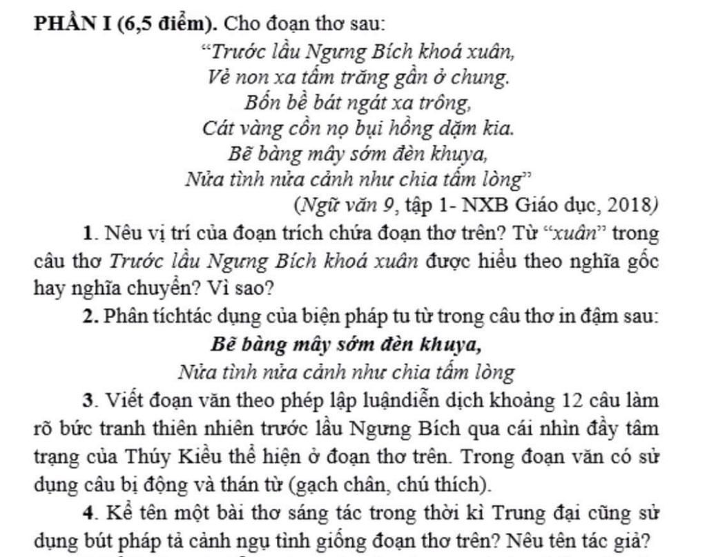 Nửa tình nửa cảnh như chia tấm lòng là gì?