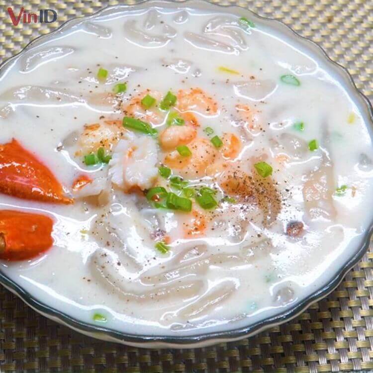 Nước cốt dừa nấu món gì?