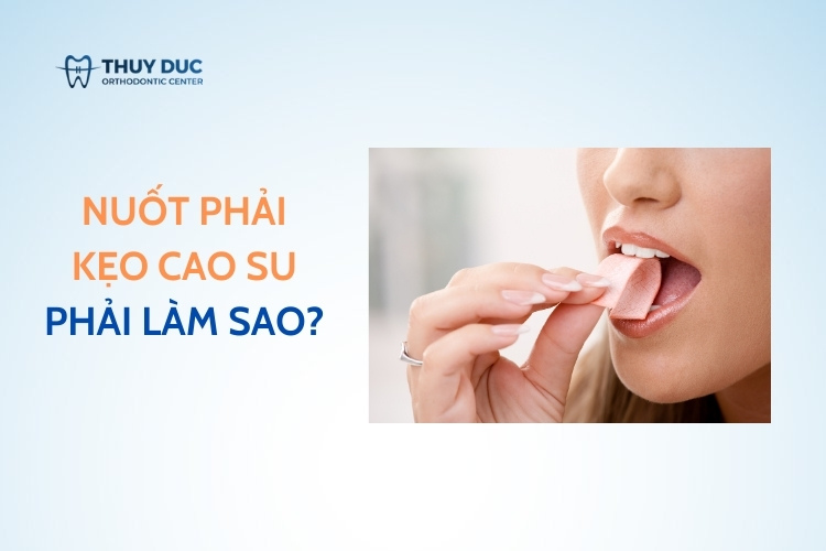 Nuốt kẹo cao su có sao không?