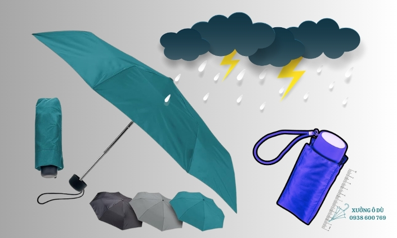 Ô che mưa gấp gọn - Giải pháp tiện lợi cho mọi chuyến đi