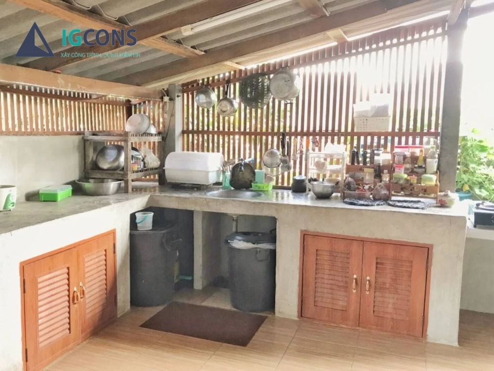 Xây Nhà Bếp Ở Nông Thôn: Kinh Nghiệm & Mẫu Thiết Kế