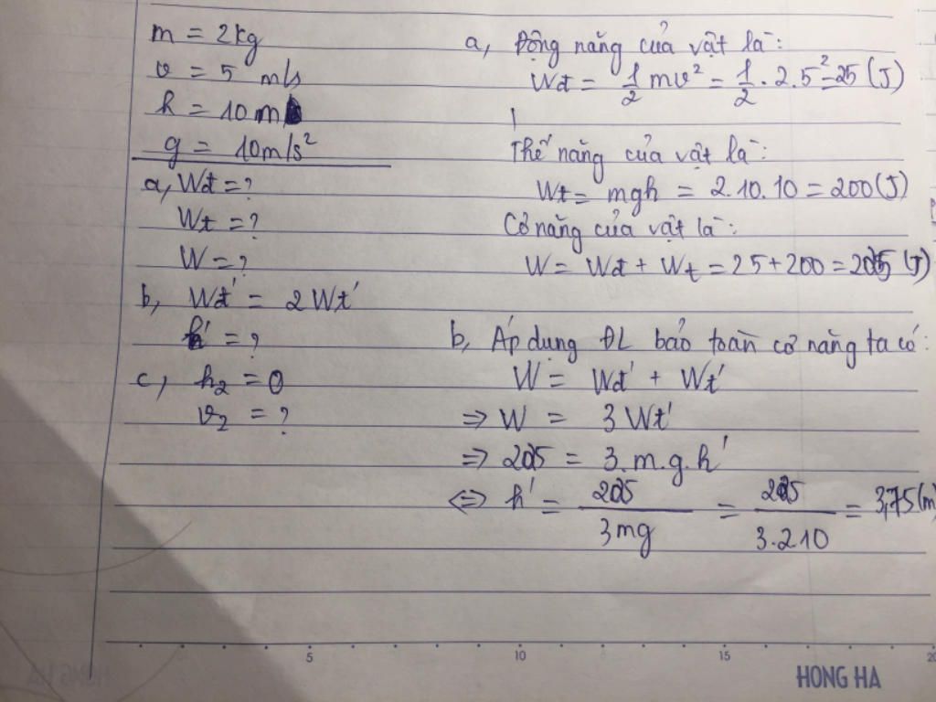 Ở vị trí nào của vật thì Wđ = 2Wt? Gallery 2