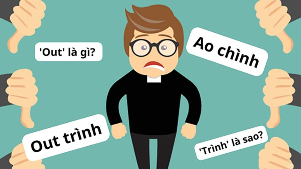Out trình tiếng Anh là gì?