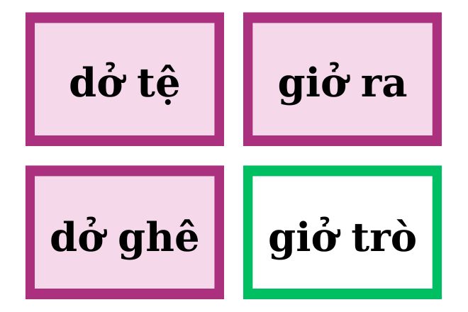 Giở hay dở? Phân biệt cách dùng và ý nghĩa Gallery 1