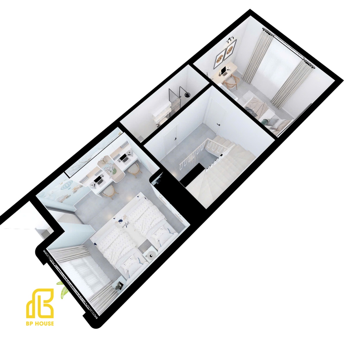 Mẫu Nhà 5m x 20m 2 Tầng: Thiết Kế Thông Minh Cho Lô Đất Hẹp Gallery 2
