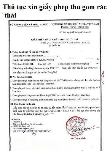 Mẫu Hợp Đồng Thu Gom Rác Thải Sinh Hoạt Gallery 1