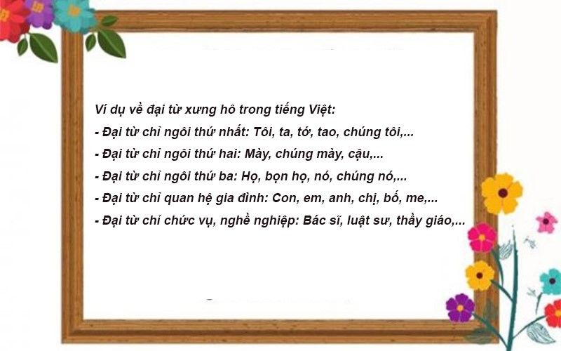 Đại từ xưng hô là gì? Gallery 1