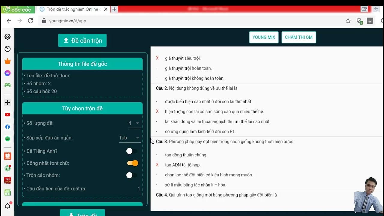 Phần mềm trộn đề trắc nghiệm online: Giải pháp hoàn hảo cho việc tạo đề thi đa dạng và hiệu quả
