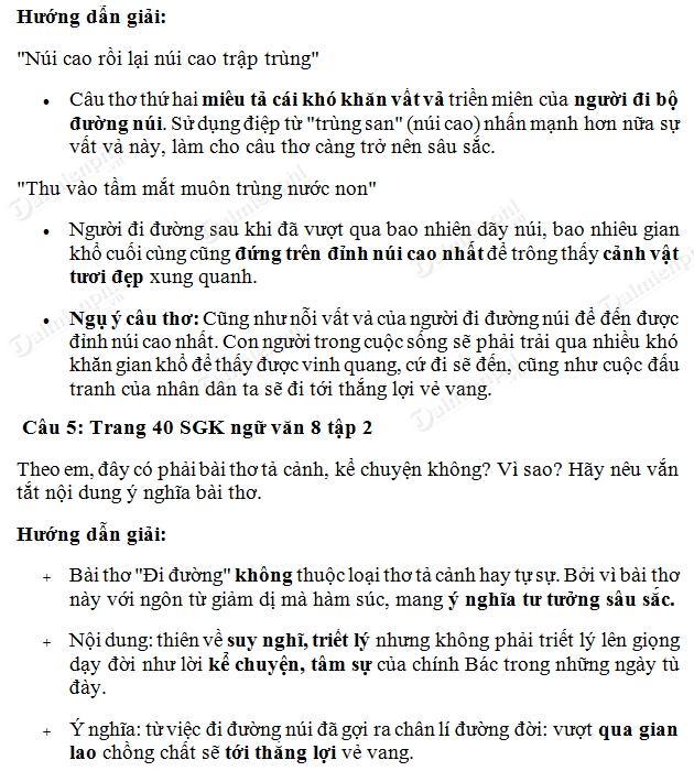 Soạn Văn Lớp 8 Bài Đi Đường Gallery 2