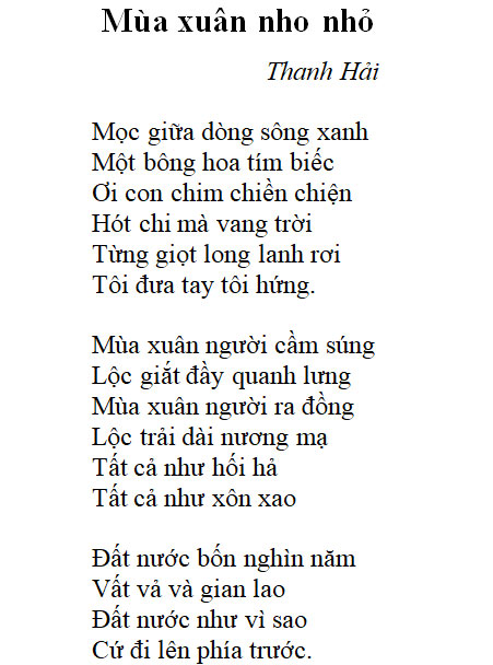 Văn 7 Mùa Xuân Nho Nhỏ Gallery 1