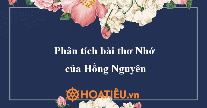 Bài thơ Nhớ của Hồng Nguyên Gallery 1