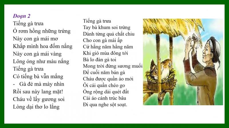 Phân tích bài Tiếng gà trưa