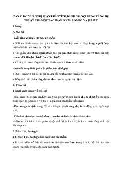 Kịch bản Romeo và Juliet: Câu chuyện tình yêu bất diệt giữa thù hận Gallery 2