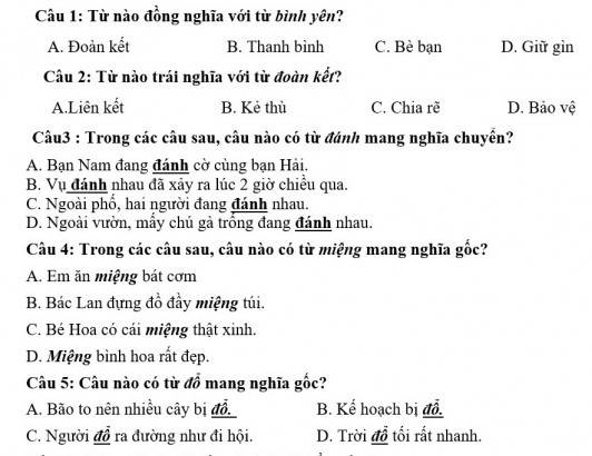 Từ Đồng Nghĩa Với Bình Yên Gallery 1