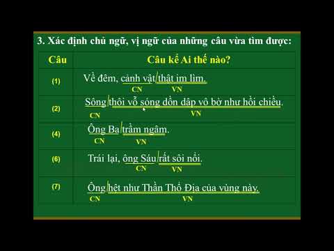Vị ngữ trong câu kể Ai là gì? Gallery 1