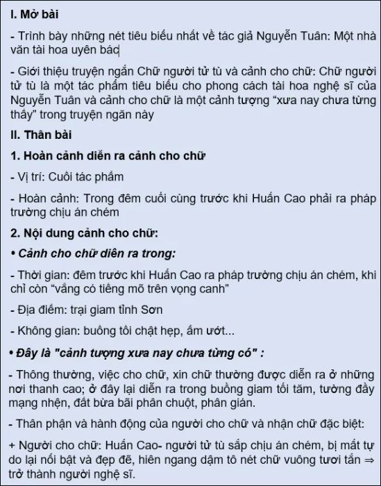 Cảnh Cho Chữ Huấn Cao: Phân Tích Chi Tiết và Ý Nghĩa Gallery 1
