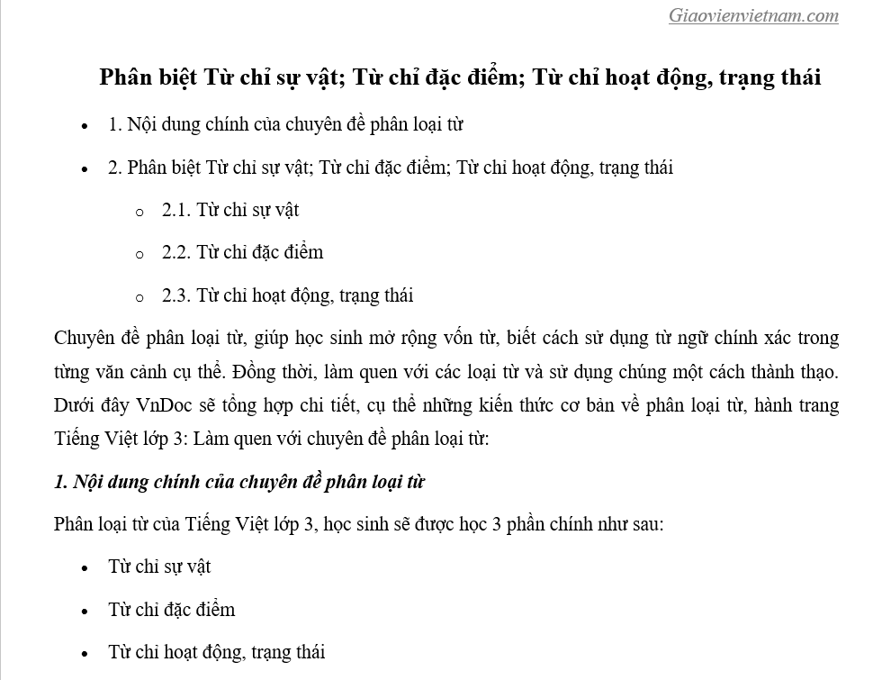 Năm Từ Chỉ Vật Gallery 1